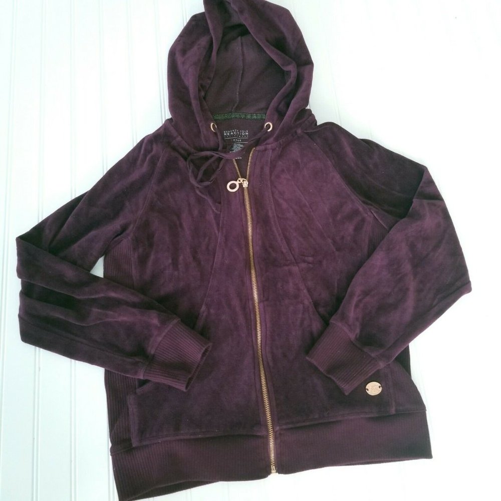 Kenneth Cole Reaction Womens‎ Purple Track Jacket